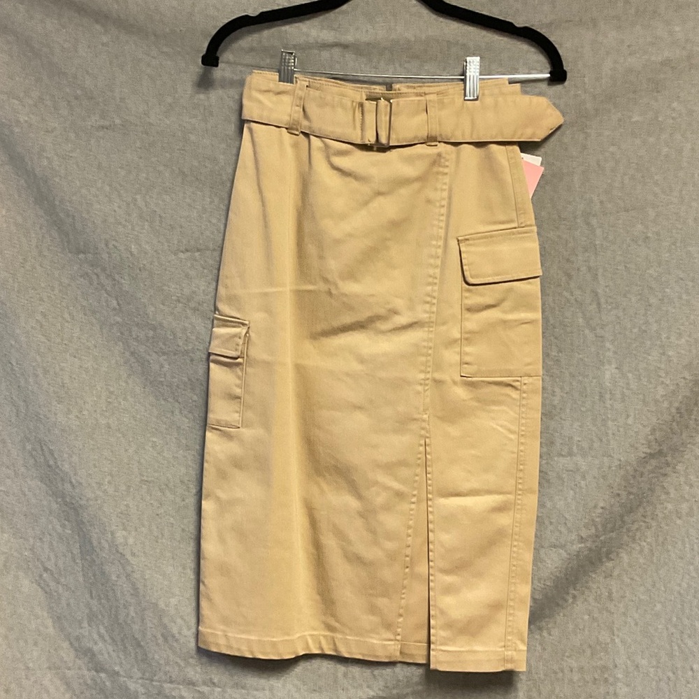 Juicy Couture Tan Pencil Skirt with Belt